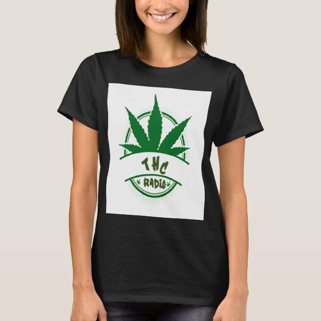 THC-radio T Shirt (Framsida)