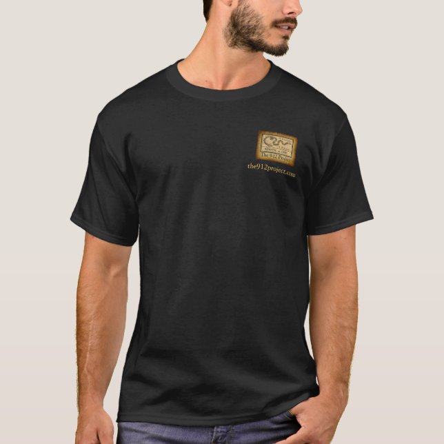 the912project.com förenar eller dör t-skjortan tee shirt (Framsida)