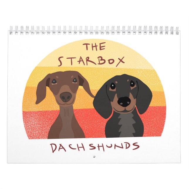 The 2026 Starbox Dachshunds Calendar Kalender (Omslag)