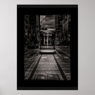 The 504 King Streetcar nr 3 med kant Poster