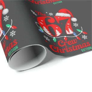 The 67 Christmas Crew Edition Six Seven Brainrot Presentpapper