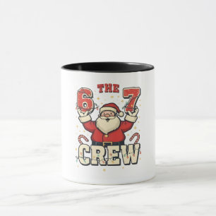 The 6 7 Crew Rolig Tomte Jul Meme Mugg