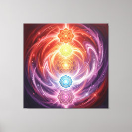 The 7 Chakras´10 Canvastryck