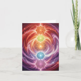 The 7 Chakras´10 Helgkort