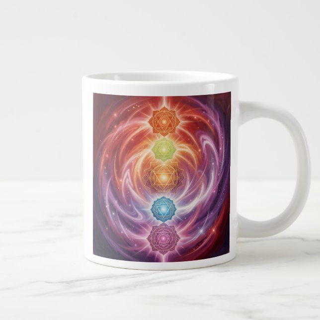 The 7 Chakras´10 Jumbo Mugg (Höger)