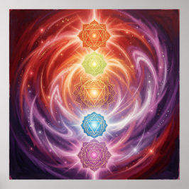 The 7 Chakras´10 Poster