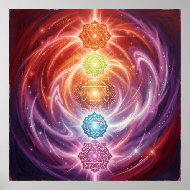 The 7 Chakras´10 Poster (Framsidan)