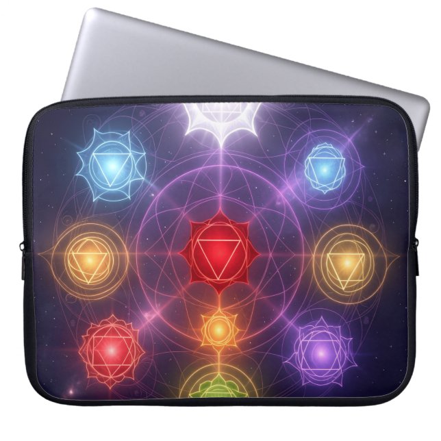 The 7 Chakras´3 Laptop Fodral (Framsidan)