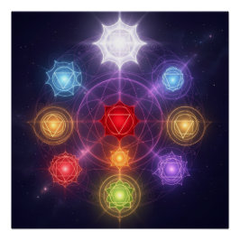 The 7 Chakras´3 Perfect Poster