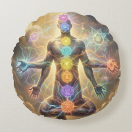 The 7 Chakras´7 Rund Kudde