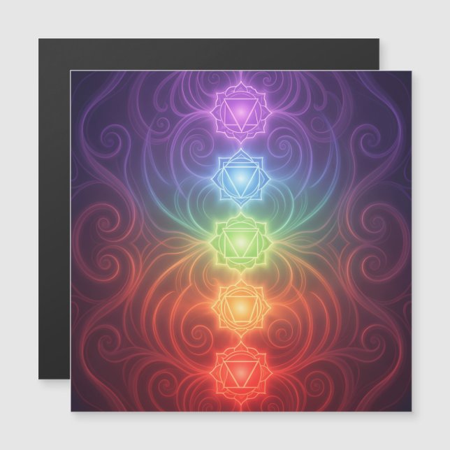 The 7 Chakras´9 (Fram/baksida)