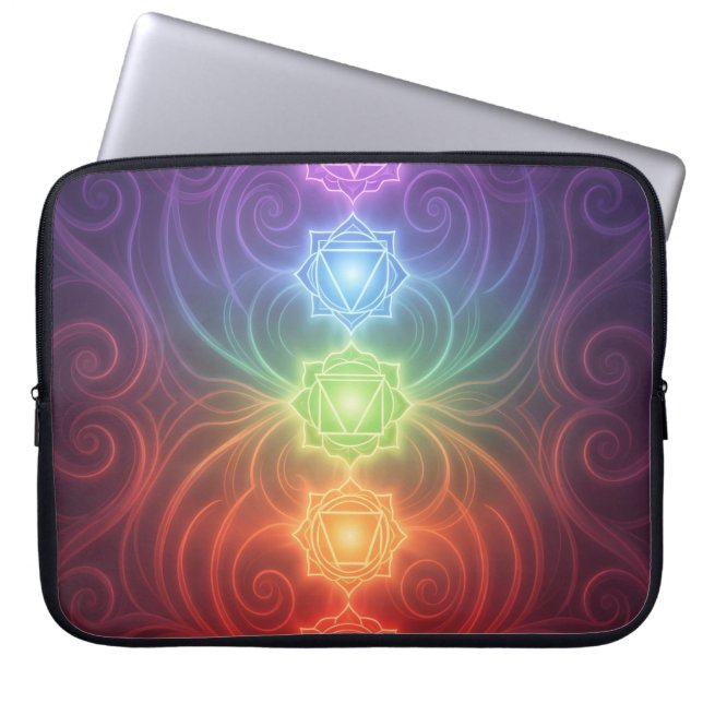 The 7 Chakras´9 Laptop Fodral (Framsidan)
