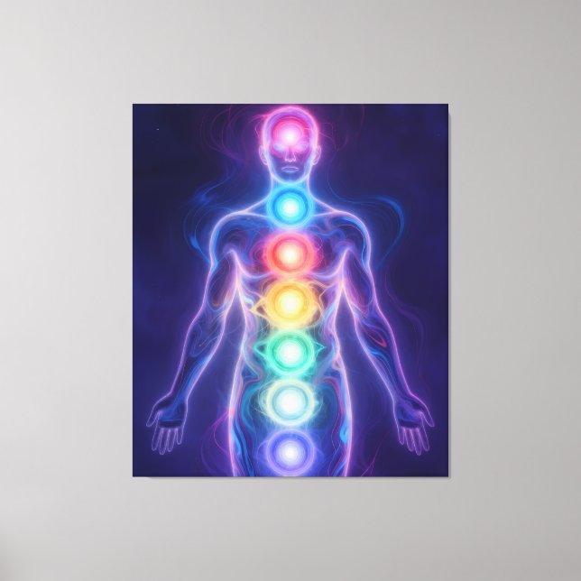  The 7 Chakras Canvastryck (Framsida)