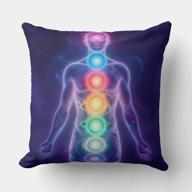  The 7 Chakras Kudde (Framsida)