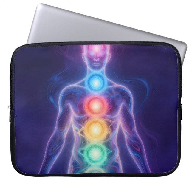  The 7 Chakras Laptop Fodral (Framsidan)