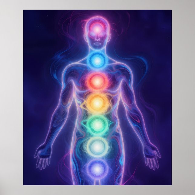  The 7 Chakras Poster (Framsidan)