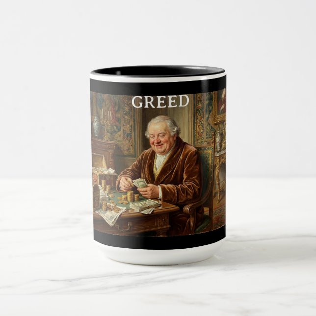 The 7 Satanic Virtues: Greed  Mugg (Center)
