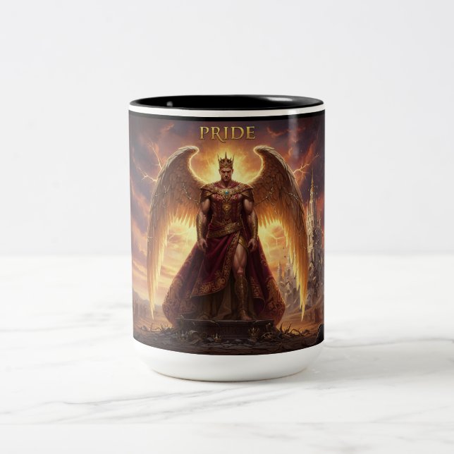 The 7 Satanic Virtues: Pride Mug Två-Tonad Mugg (Center)