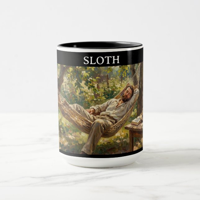 The 7 Virtues of Satan: Sloth Mugg (Center)