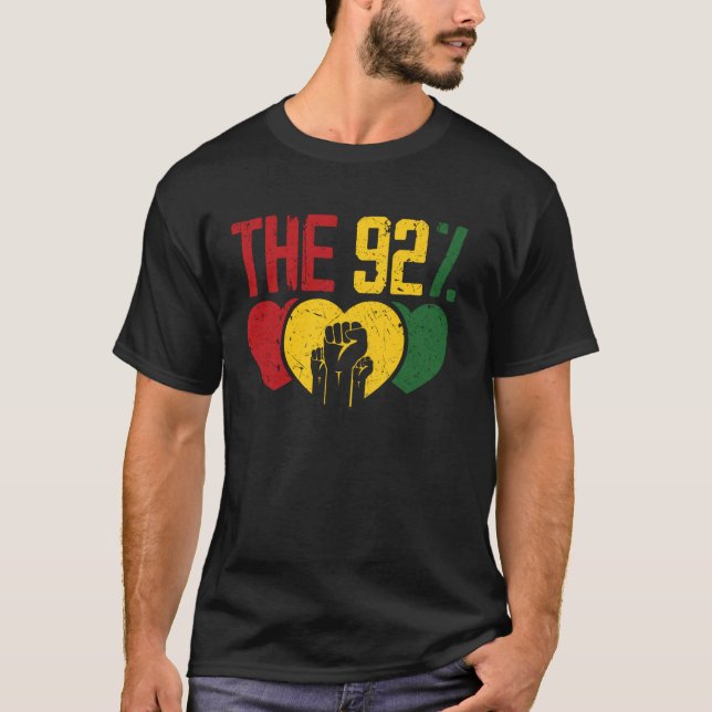 The 92 Empowering Strong Black Women and Leaders 9 T Shirt (Framsida)