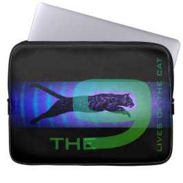 The 9 Lives of the Cat Electronics Bag Laptop Fodral