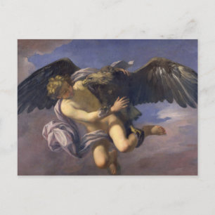 The Abduction of Ganymede, 1700 (oil on canvas) Vykort