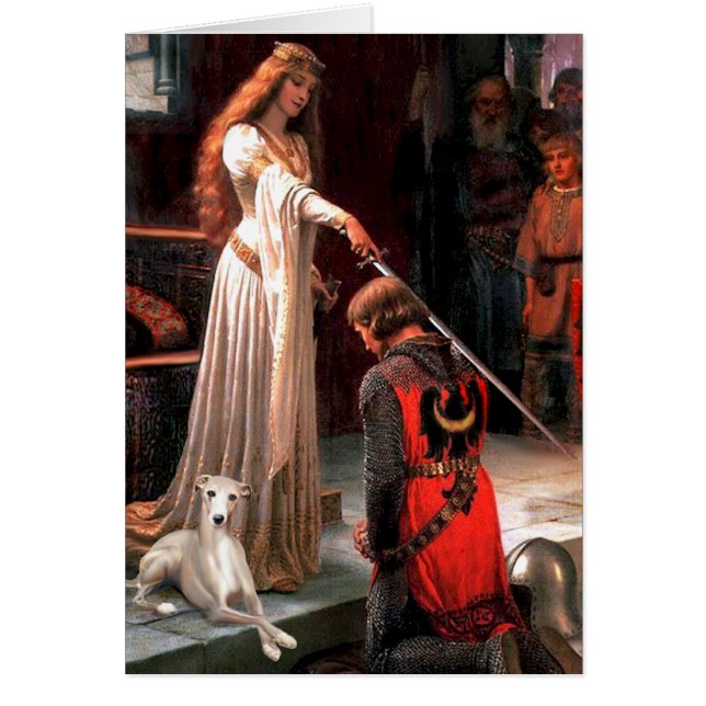 The Accolade - Whippet 2 Hälsningskort (Framsidan)