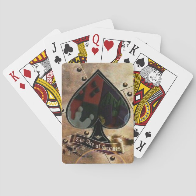 The Ace of spades Casinokort (Baksidan)