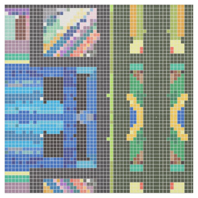 The Acrylic Geometric Corner Tyg (Närbild)