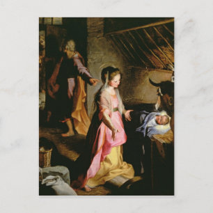 The Adoration of the Child, 1597 Vykort