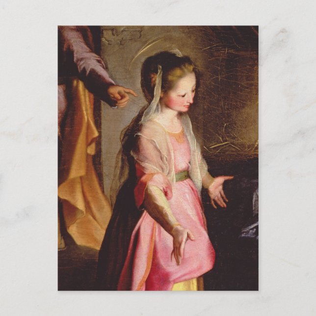 The Adoration of the Child, 1597 Vykort (Framsida)