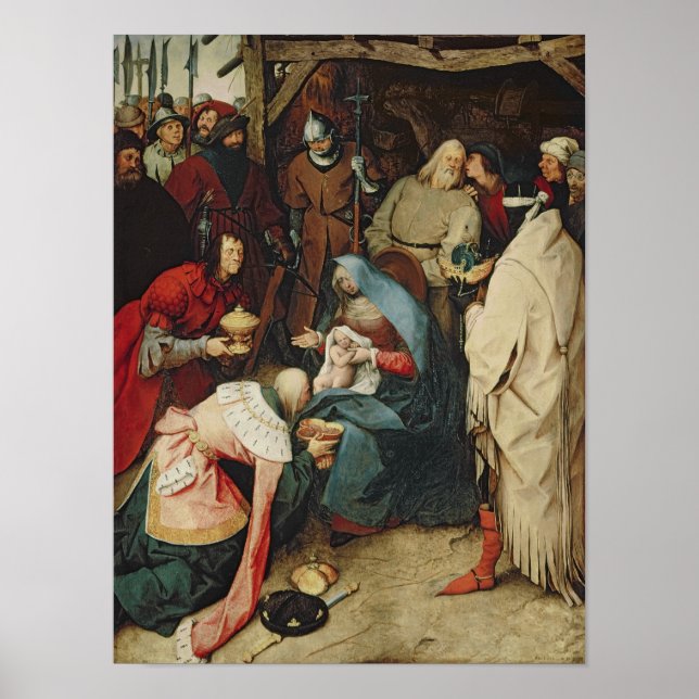 The Adoration of the Kung, 1564 Poster (Framsidan)