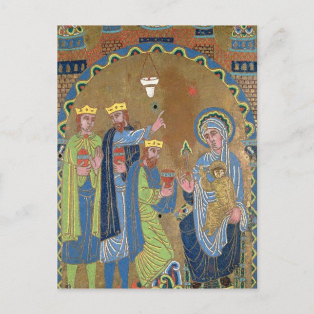 The Adoration of the Magi, 1189 Vykort (Framsida)