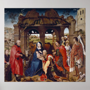 The Adoration of the Magi, 1455 Poster