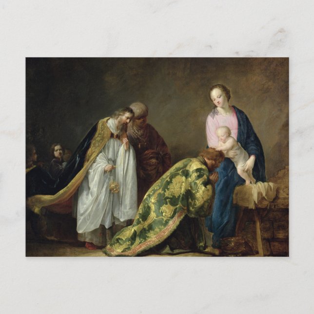 The Adoration of the Magi, 1638 Vykort (Framsida)