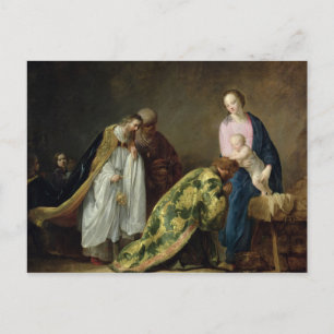 The Adoration of the Magi, 1638 Vykort