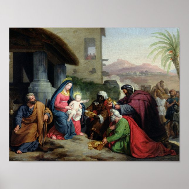 The Adoration of the Magi, 1833-36 Poster (Framsidan)