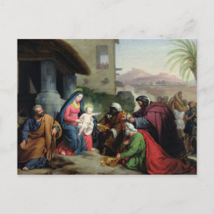 The Adoration of the Magi, 1833-36 Vykort