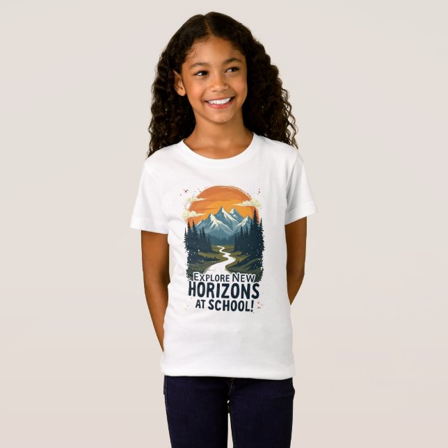 The Adventure of Learning T Shirt (Hel framsida)