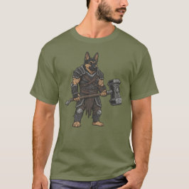 The adventure of the German Shepherd gladiator dog T Shirt