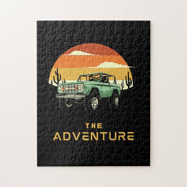 The Adventure Off-Road Sunset Puzzle  Pussel (Vertikal)