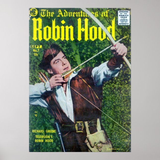 The Adventures of Robin Hood  Poster (Framsidan)