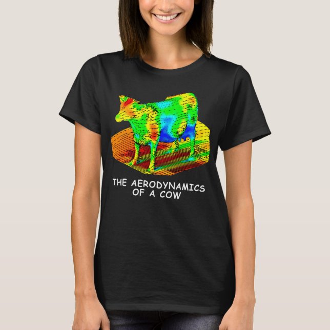 The Aerodynamics Of A Cow T Shirt (Framsida)