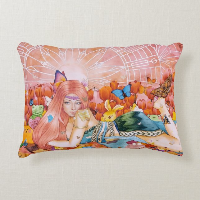 The Afternoon Prydnadskudde (Framsidan)