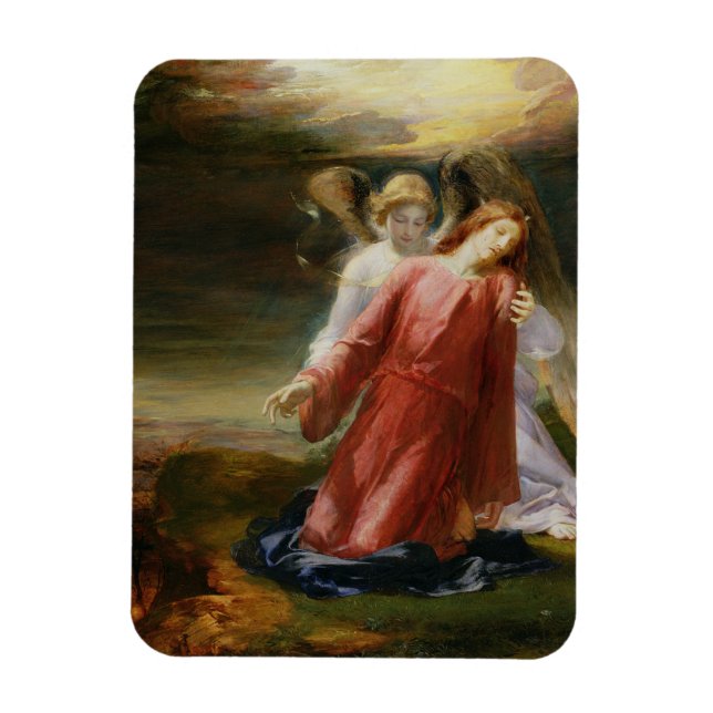 The Agony in the Garden, 1858 (oil on Panel) Magnet (Vertikal)