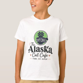 The Alaska Cat Cafe “Murr, Drick, Upprepa” T Shirt