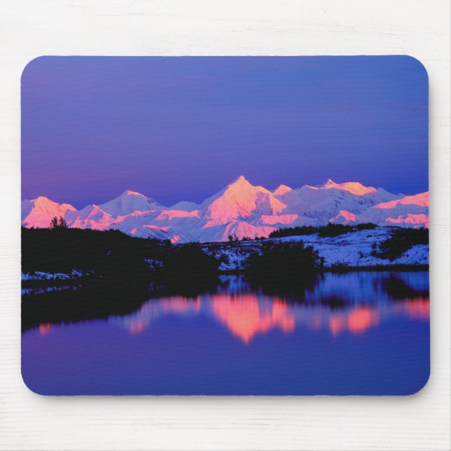The Alaskan Range ligger intill Mt. Denali, Musmatta (Framsidan)