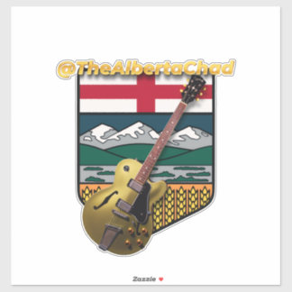 The Alberta Chad - Vinylfönsterdekal Klistermärken