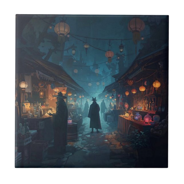 The Alchemist’s Lanterns Kakelplatta (Framsidan)