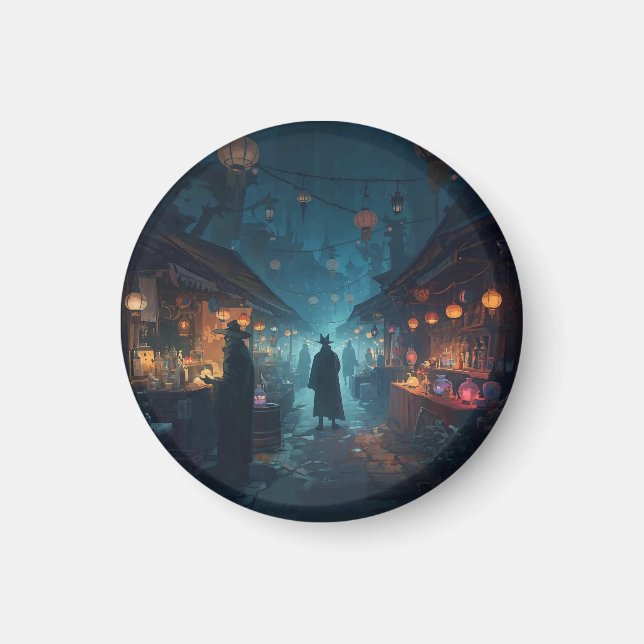 The Alchemist’s Lanterns Magnet (Framsidan)